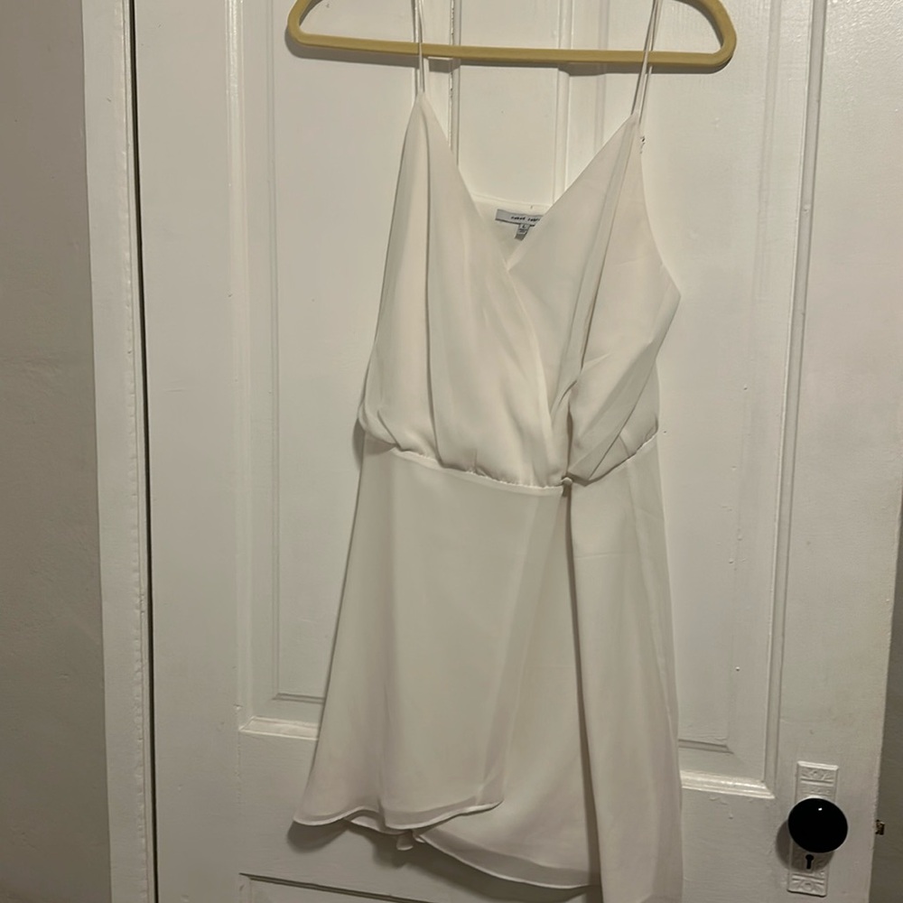 Naked zebra white dress size large